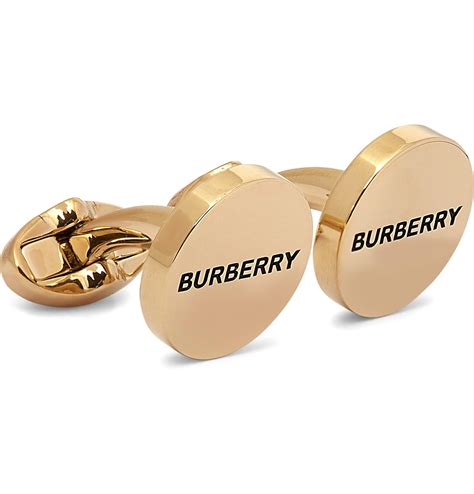 burberry gold earrings|cufflinks for men Burberry.